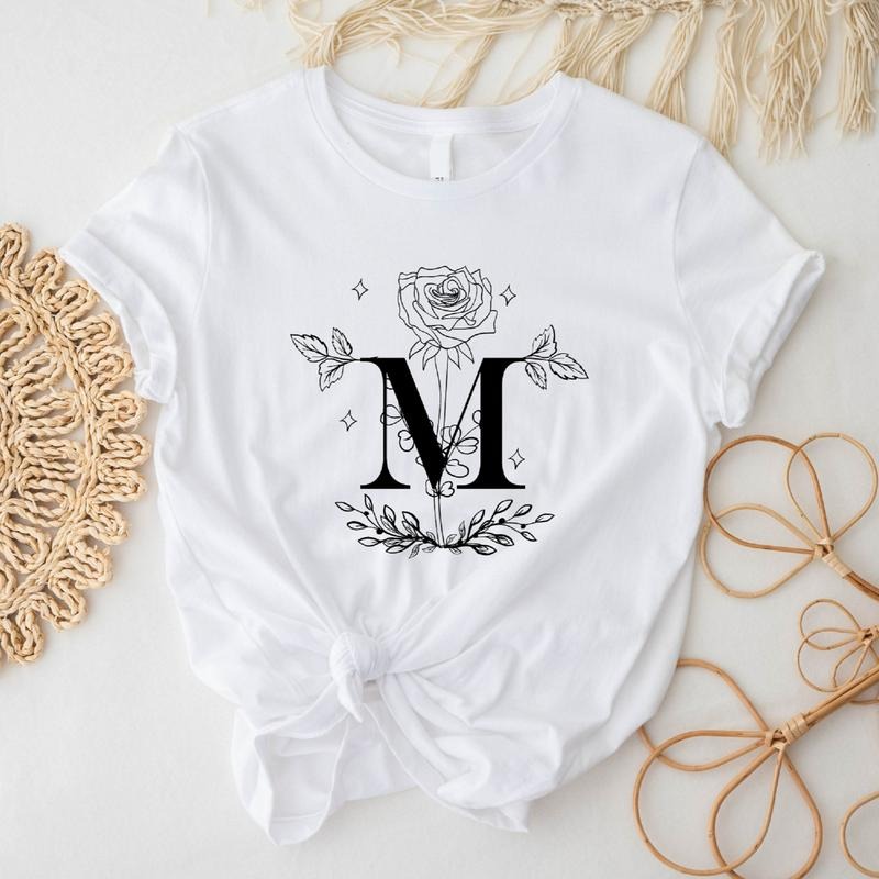 Floral Marian Catholic Religious Shirt M & Faith Cross Assumption Mary T-Shirts