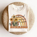 Floral Motherhood Quotes Mom Mom T-Shirts