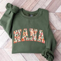 Floral Nana Cute Nana Mommy Shirt New Mom Mother Nana Shirt T-Shirts
