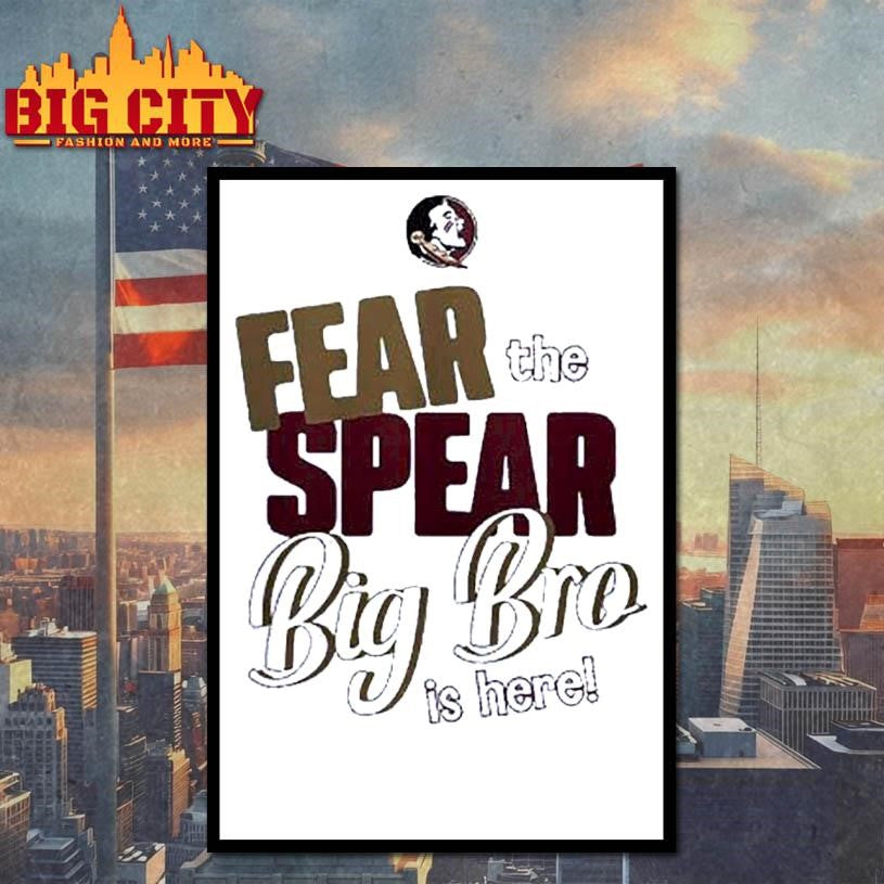 Florida State Seminoles fear the spear big bro is proud Shirt