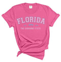 Florida Sunshines State Florida Summer Vacation Breathable Casual T-Shirts
