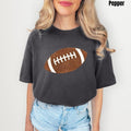 Fluffy Football Patch Comfort Colors T-Shirts