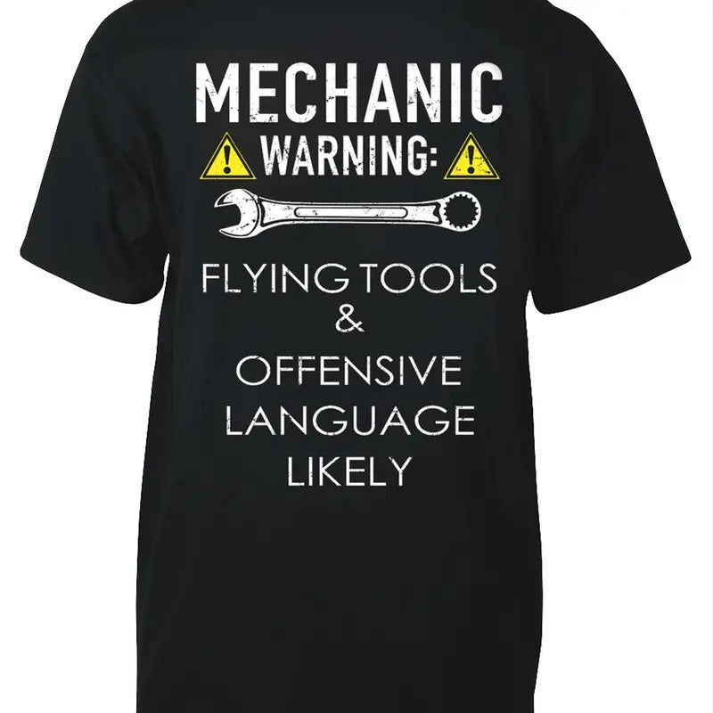 Flying Tool Area Classic Front Pocket Versatile Use Cotton T-Shirts