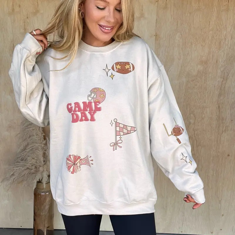Football Sticker Trend Top T-Shirts