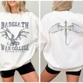Fourth Wing Double Sided Bookish Basgiath War College Shirts Fourth Wing Shirt Dragon Rider T-Shirts