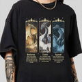 Fourth Wing Dragon Shirt Sgaepl & Andarna Cairn Basgiath War College Dragon Rider T-Shirts