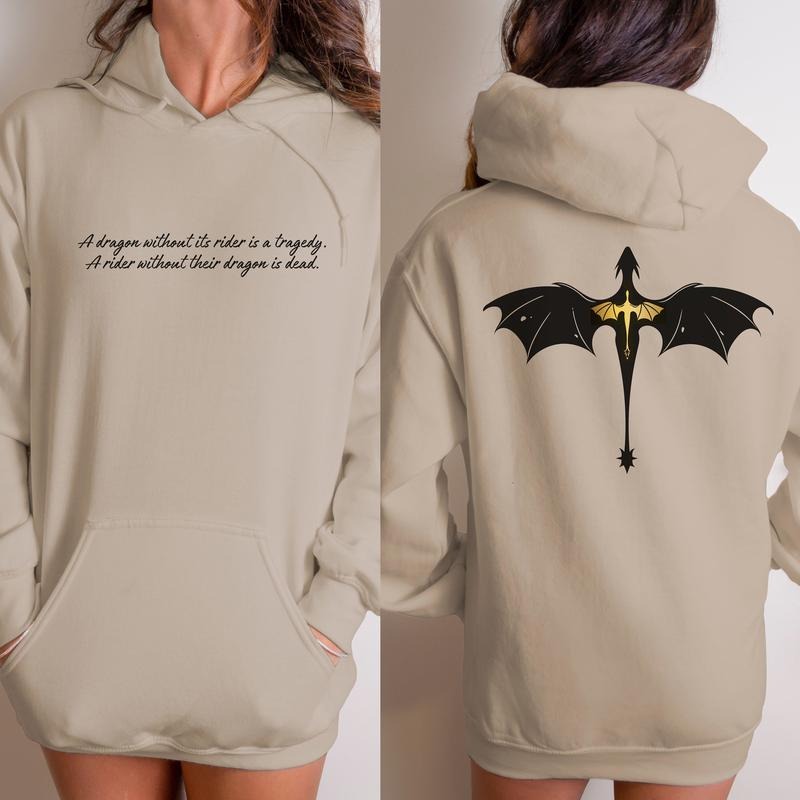 Fourth Wing Violets Relic Violets Tattoo Heavy Blend Hooded Cotton Menswear T-Shirts