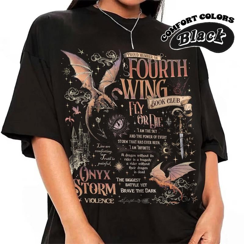 Fourth Wing Dragon Rider Shirt Basgiath War College Violet Sorrengail Violent Little Thingstyle{N002}2 T-Shirts