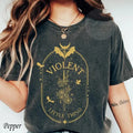 Fourth Wing Violet Sorrengail Band Shirt Silver One Basgiath War College Dragon Rider Xaden Riorson Empyrean Bookish T-Shirts