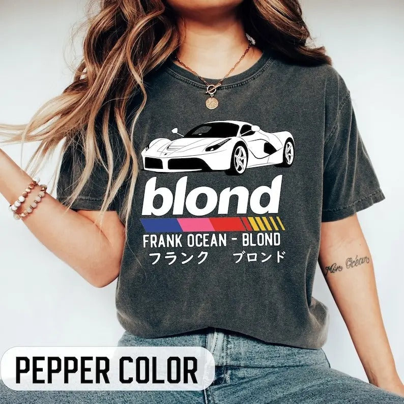 Frank 0cean BLOND WHITE FERRAR Blonded T-Shirts