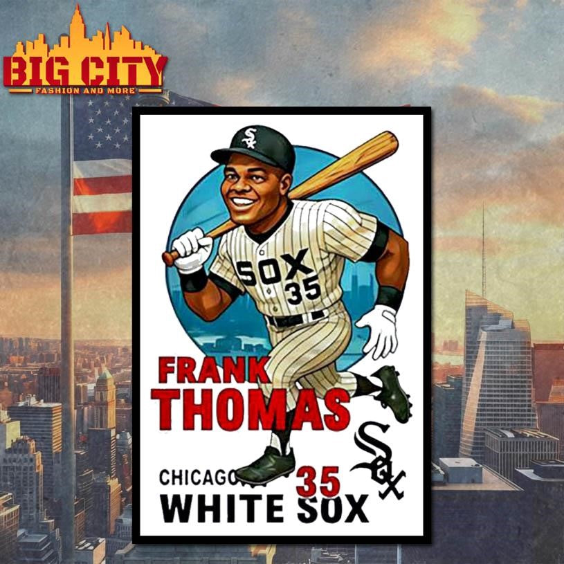 Frank Thomas Chicago White Sox Legend caricature Shirt