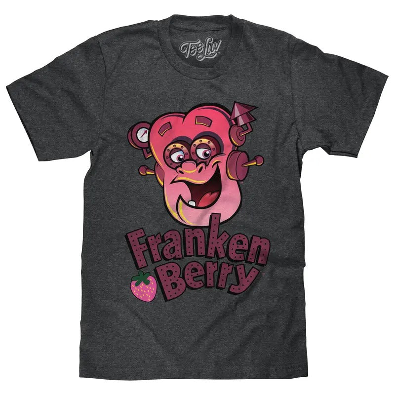 Franken Berry Charcoal Gray T-Shirts