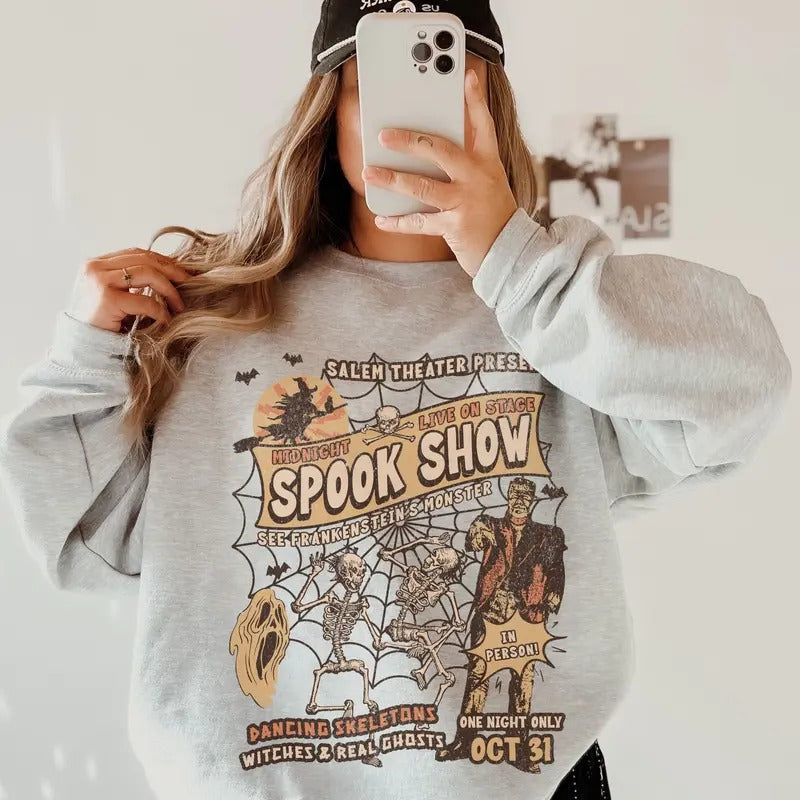 Frankenstein Halloween Monster Mash Retro Halloween Shirt Spooky Cute Fall Shirt T-Shirts