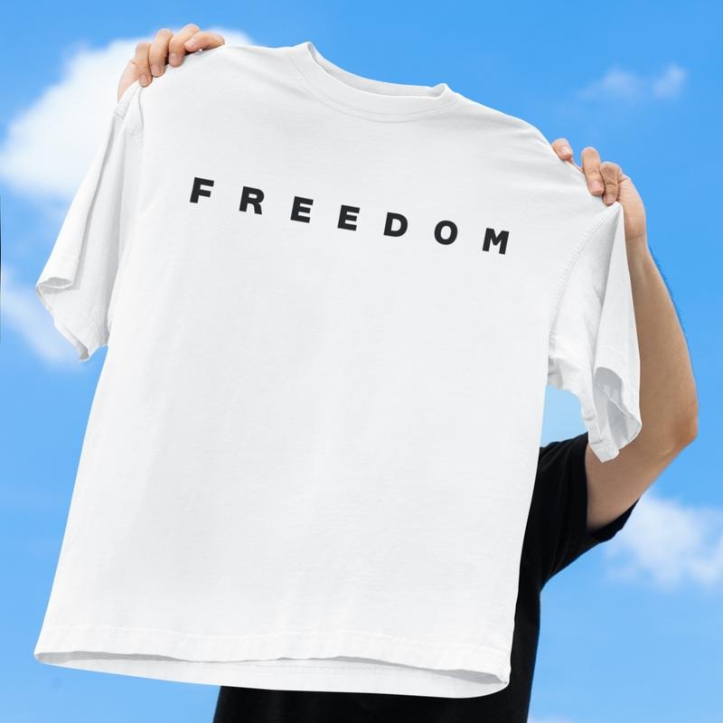 Freedom Charlie Kirk Shirt True American Patriot Politician T-Shirts