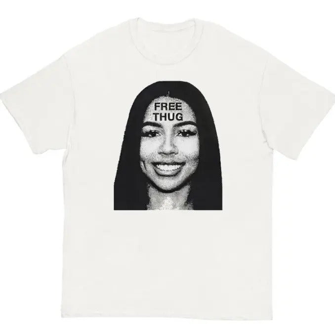 Freee Thugg Mariah Classic Cotton T-Shirts
