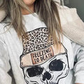 Freezing Death Skull Relaxed Fit Printed USA T-Shirts