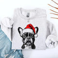 Frenchie Santa French Bulldog Dog Lover Pet Crew Neck T-Shirts