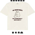 Frog My Head Hurts But I Am Really Brave L T-Shirts