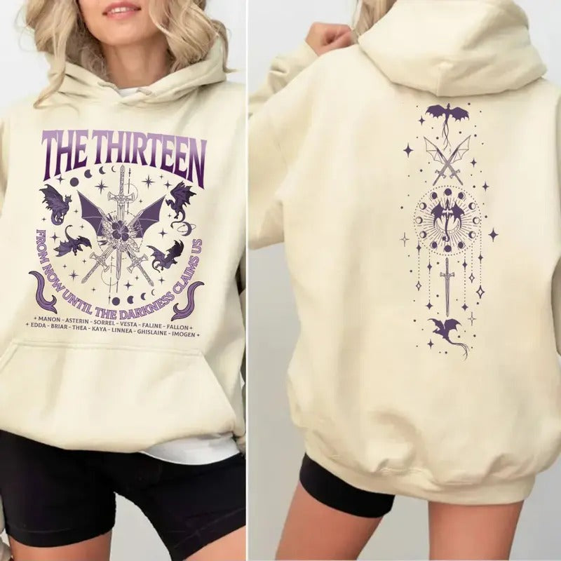 Now Until Darkness Claims Us Throne Glass Sjm We Are Thirteen T-Shirts