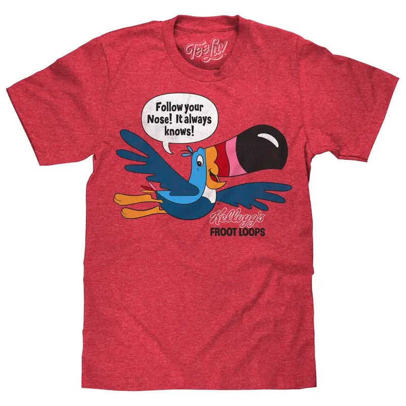 Froot Loops Toucan Sam Red T-Shirts