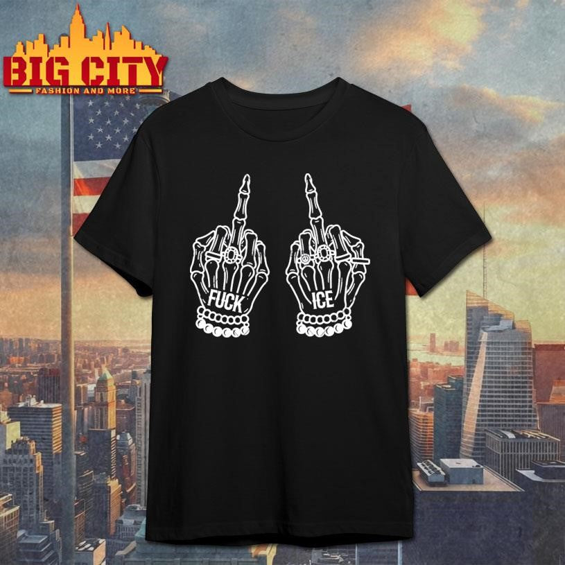 Fuck Ice Skull Shirt
