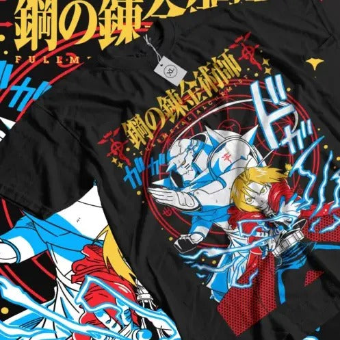Fullmetal Alchemist Brotherhood Alphonse Elric Anime Girl Shirt All Size T-Shirts