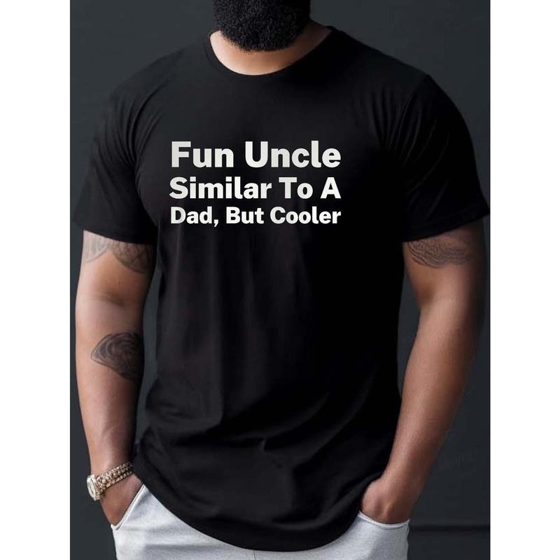 Fun Uncle Print Casual Short Sleeve Summer Made USA T-Shirts