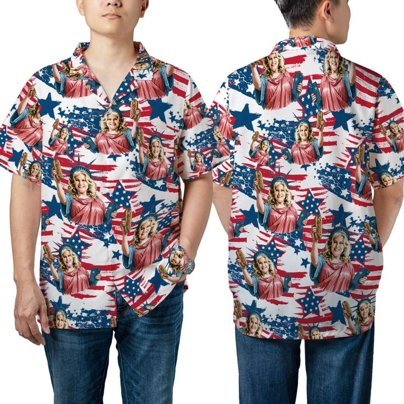 Funny 4th July 3D Beach Hawaiian 2025 Summer Shirt You Like 4th July Shirt Hawaiian Shirt T-Shirts