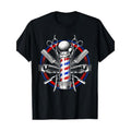 Funny Barber Barbershop Pole Tools Hairstylist Made USA T-Shirts