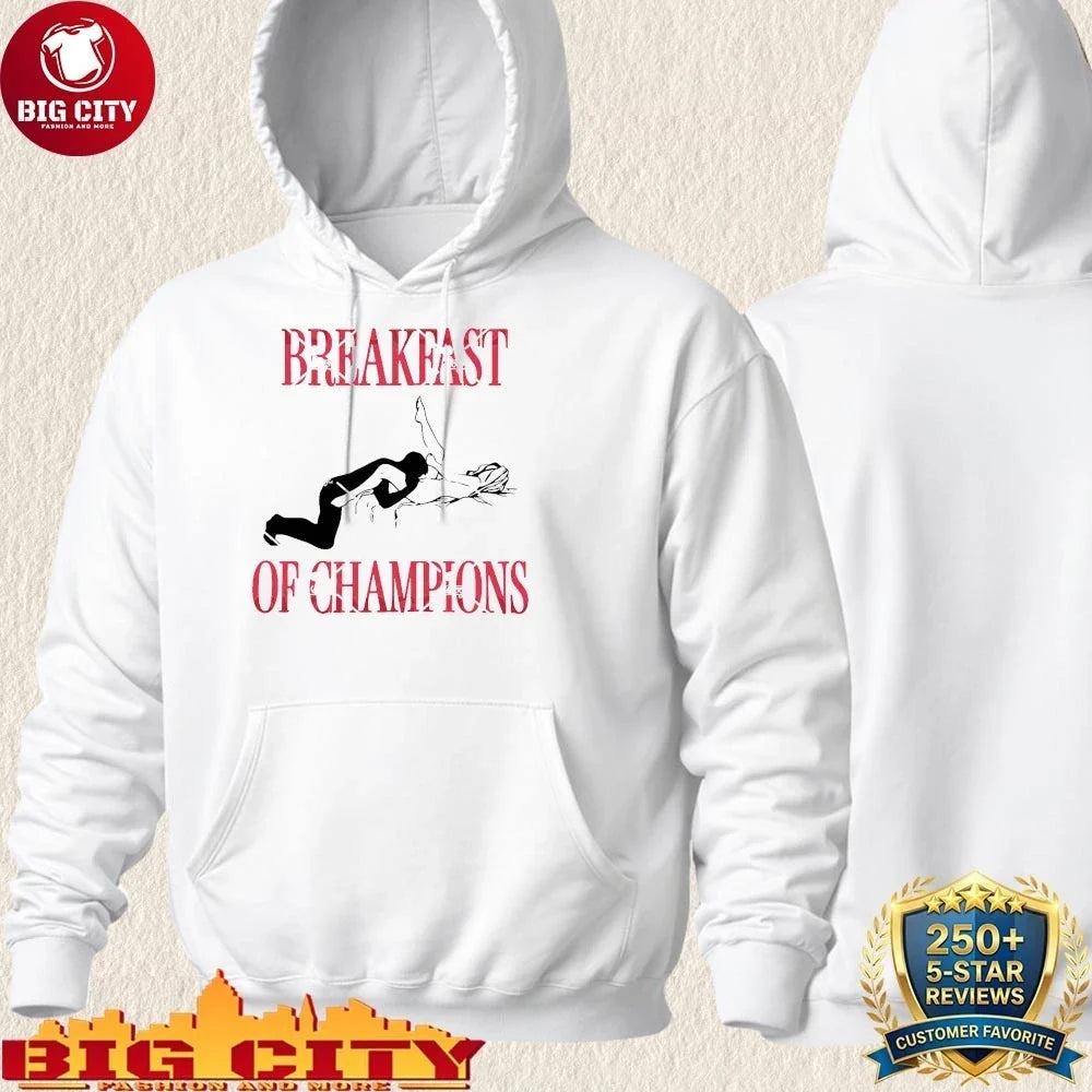 Funny Breakfast of Champions Funny Quote shirt