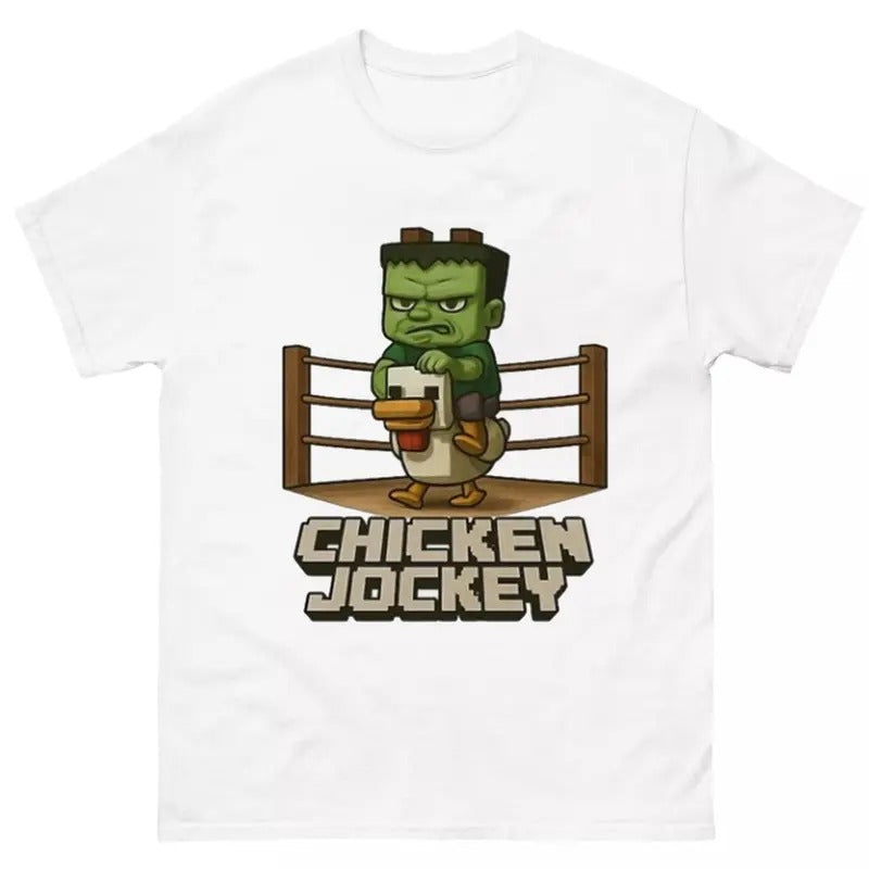 Funny Chicken Jockey Hilarious Meme Gaming T-Shirts