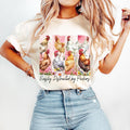 Funny Chicken Chicken Lover Farm Life Floral Spring Chicken Mama Chicken Mom Brushstroke Chicken Sarcastic T-Shirts