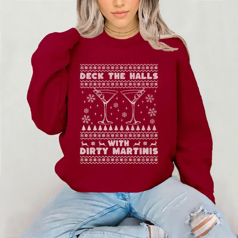 Funny Shirt Ugly Martini Funny Cocktail Ugly Tini Time Martini T-Shirts