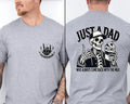 Funny Dad Shirt Just Dad Who Always Came Back Milk Shirt Dad Joke Skeleton Fatherhood T-Shirts