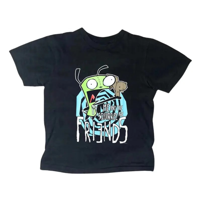 Funny GIR Baby Gothic Emo Girl Scene 2000s Casual Cotton Short Sleeve Y2k Top Streetwear T-Shirts