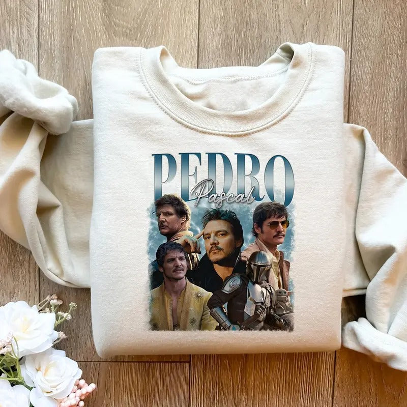 Funny Pedro Pascall Retro Funny Pedroo Shirt Fans 90s Tv Friends T-Shirts