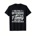 [Funny Print Cotton Top] Cotton Funny Print Casual Top Short Sleeve Crew Neck Outdoor Made USA T-Shirts