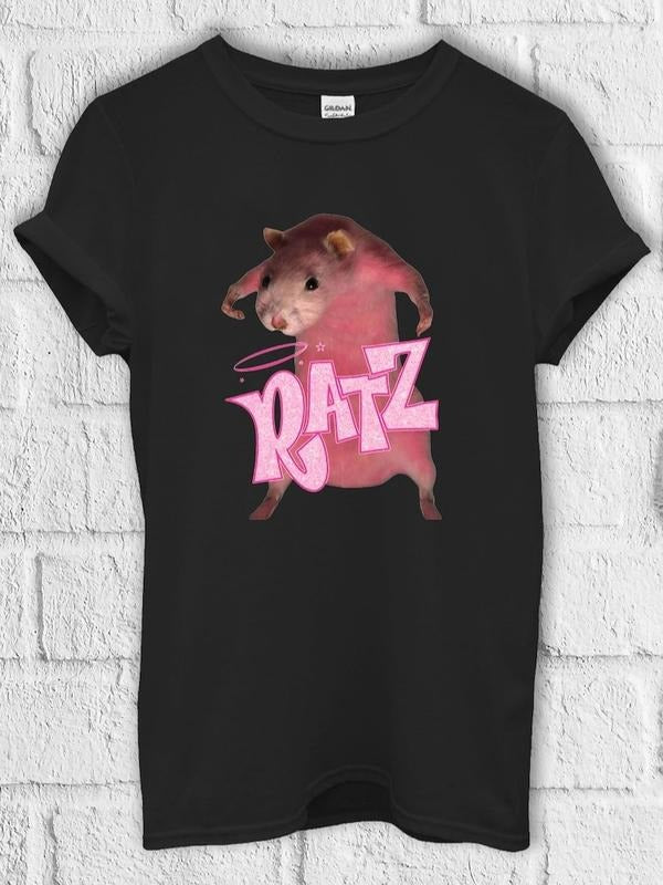 Funny Rat Baseball Baggy Boyfriend Shirt 3061 T-Shirts