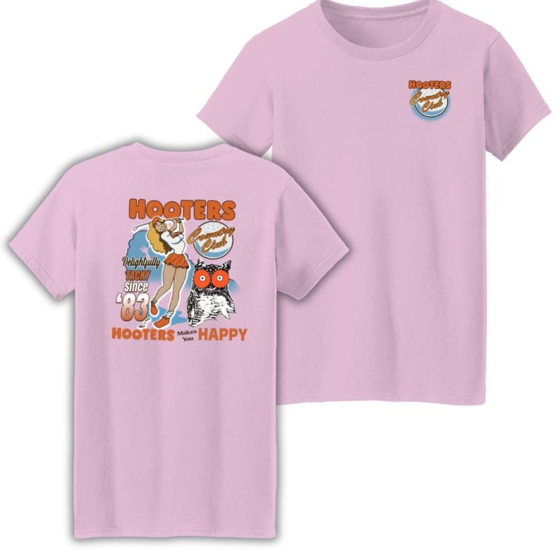 Funny Spencers Hooters Country Club Comfort Fabric T-Shirts