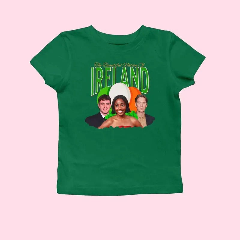 Funny St Patrick'S Day Baby Paddy'S Day Paul Mescal Y2K 2000'S Streetwear T-Shirts