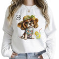 Funny Summer Dogs Beach Sunny Cocktail Summer Hunting Season 1 Cotton Womenswear T-Shirts