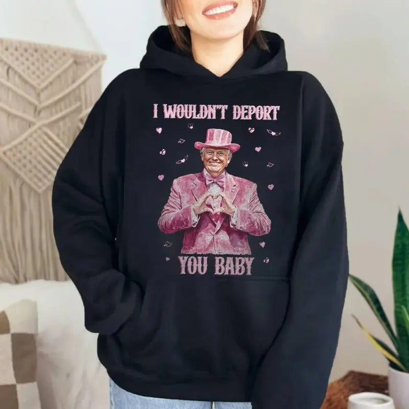Funny Trum Valentine Shirt Trum Is My Valentine Trumpp Deport Valentine Shirt Valentines T-Shirts