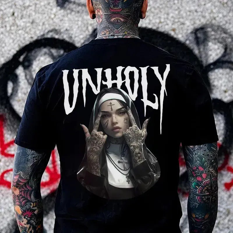 Funny Unholy Nun Hodiee T-Shirts