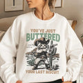 Funny Western Retro Cat Cowboy Last Biscuit Funny Cowboy Cat Country Saying Shirt T-Shirts
