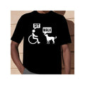 Funny Wheelchair Humor 100% Cotton Breathable & Comfort Fit Golf & Casual Made USA T-Shirts