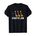 Funny Giraffe Jam Cute Giraffe Puns Cute Giraffe Made USA T-Shirts