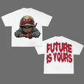 Future Is Your Big Face Flame GraphicT Shirt Y2k New Streetwear T-Shirts