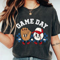 GAMEDAY BALL & GLOVE Sports Game Day Sports Team Mom Family Womenswear Top T-Shirts