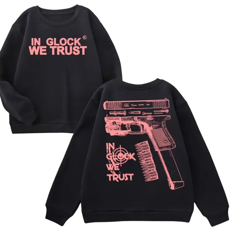GILDAN GLOCK WE TRUST Full Color Double Sided T-Shirts