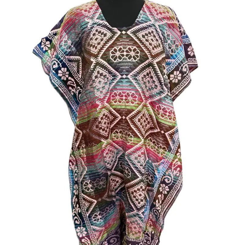 Gaban One Size Casual 2 Sides Vibrant Pattern Womenswear Comfort Cotton T-Shirts